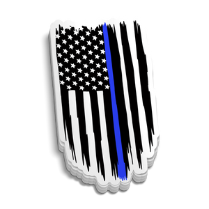 Blue Line Flag Sticker